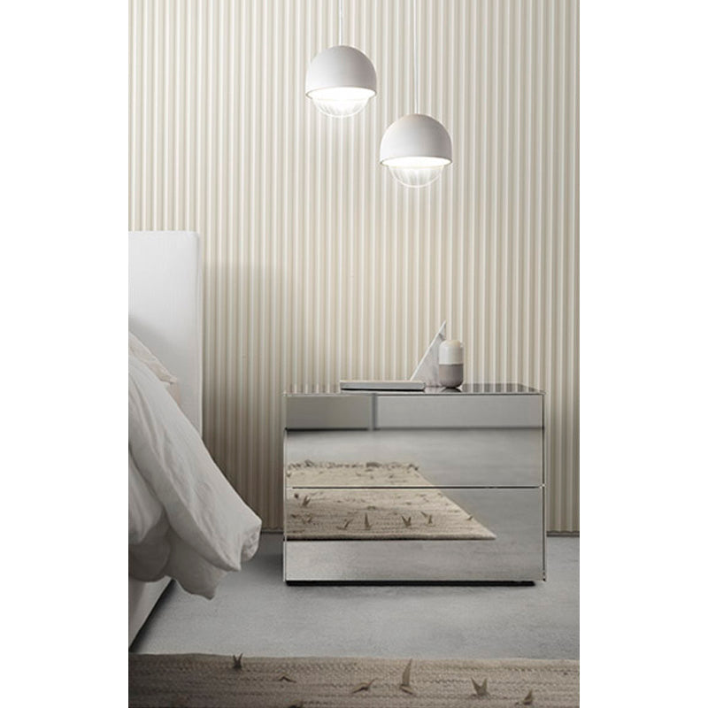 Norma Mirrored - Nightstand