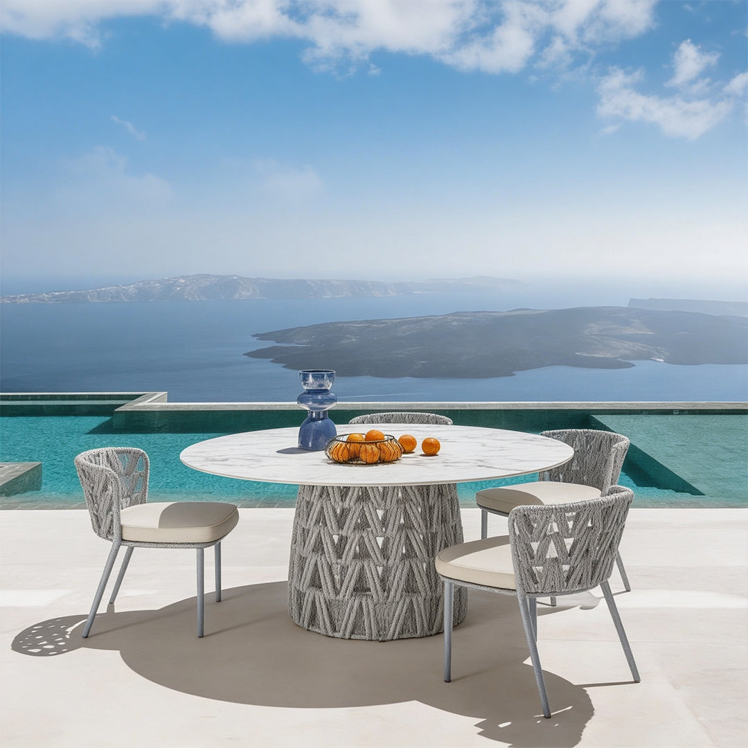 Swipe - Armless Dining Armchair White