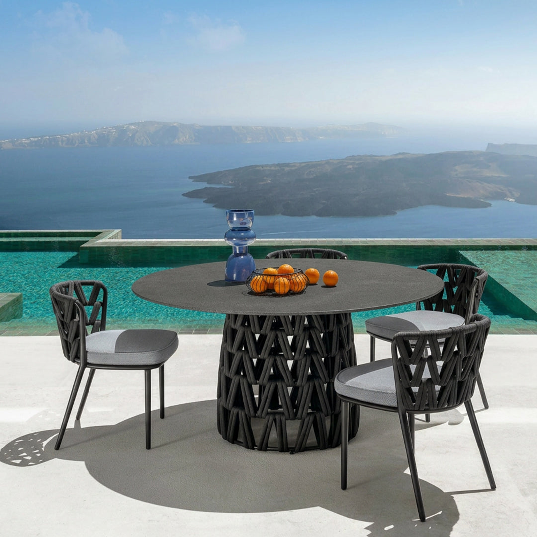 Swipe - Dining Table D150 Graphite