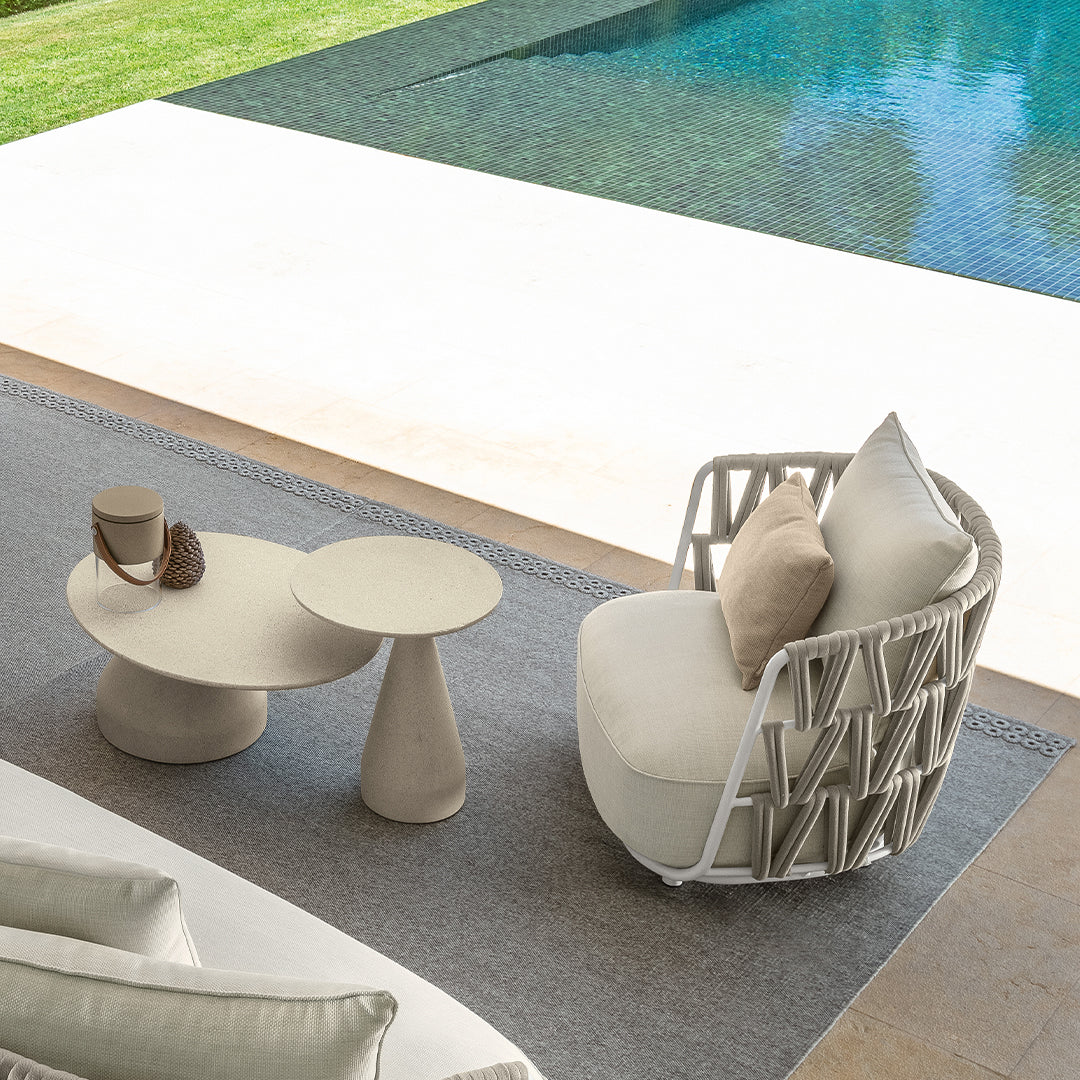 Swipe - Living Armchair White