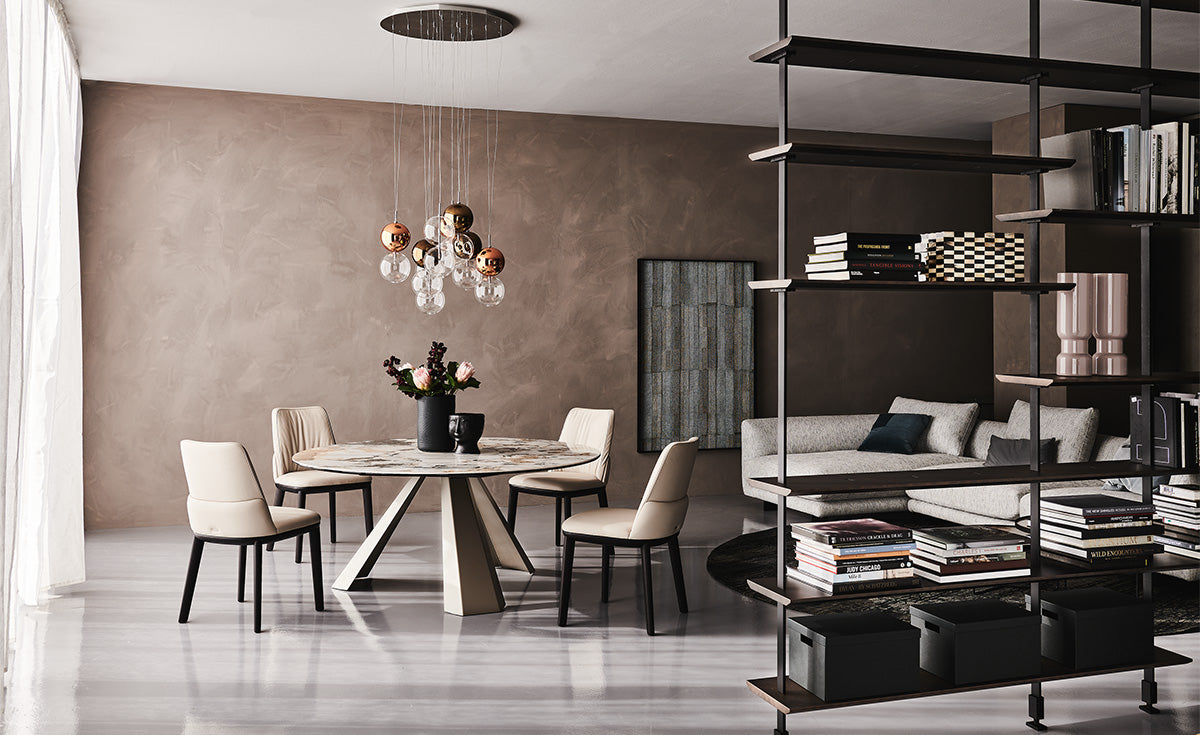 Eliot Keramik Round - Dining Table