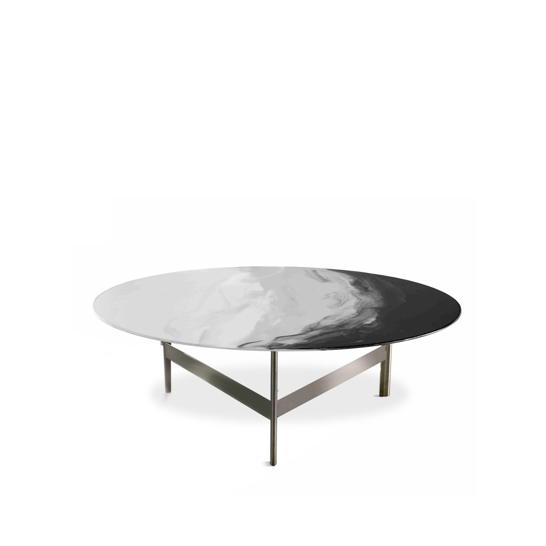 Art Glass - Coffee Table 90'