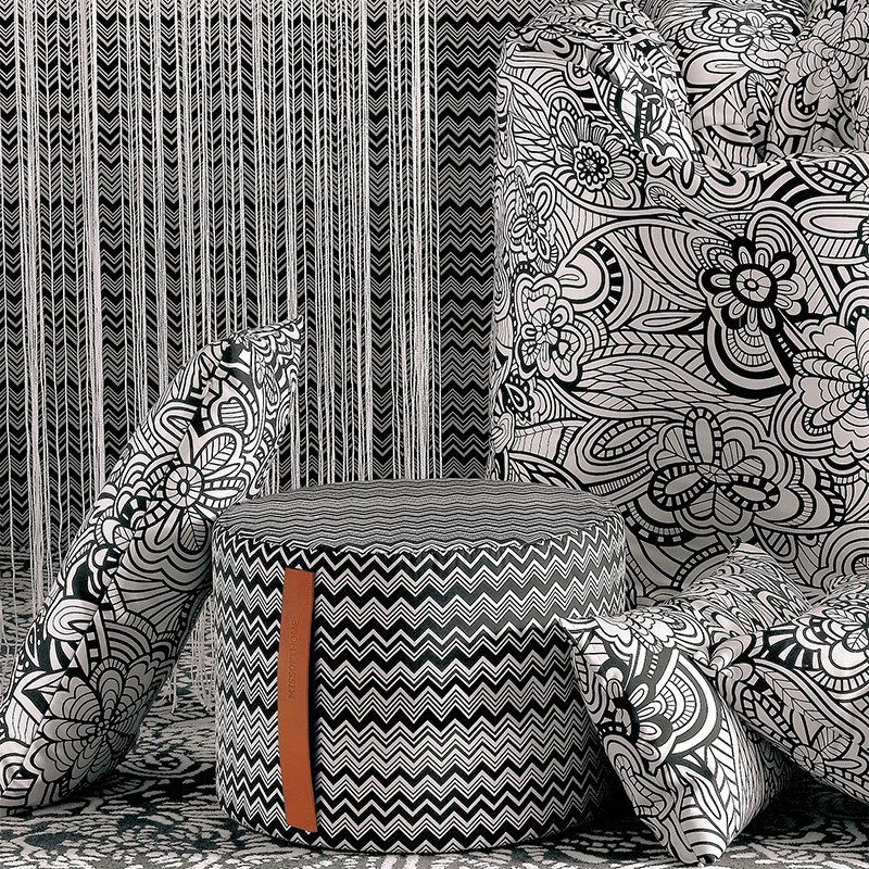 Tobago - Cylindrical Pouf