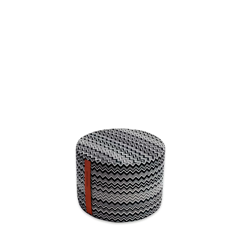 Tobago - Cylindrical Pouf