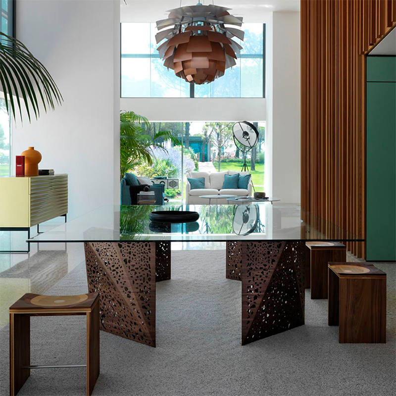Riddled Rectangular - Dining Table