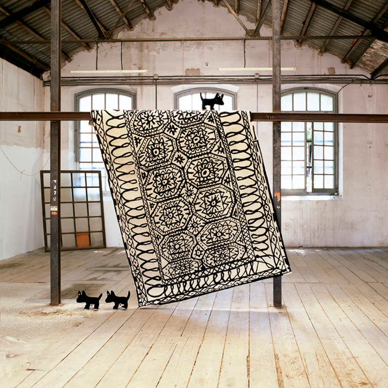Black on White - Rug