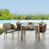 Frame - Swivel Dining Armchair White