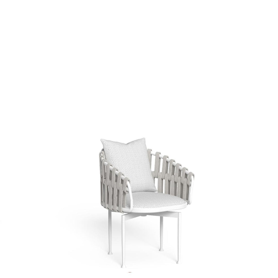 Frame - Swivel Dining Armchair White