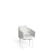 Frame - Swivel Dining Armchair White