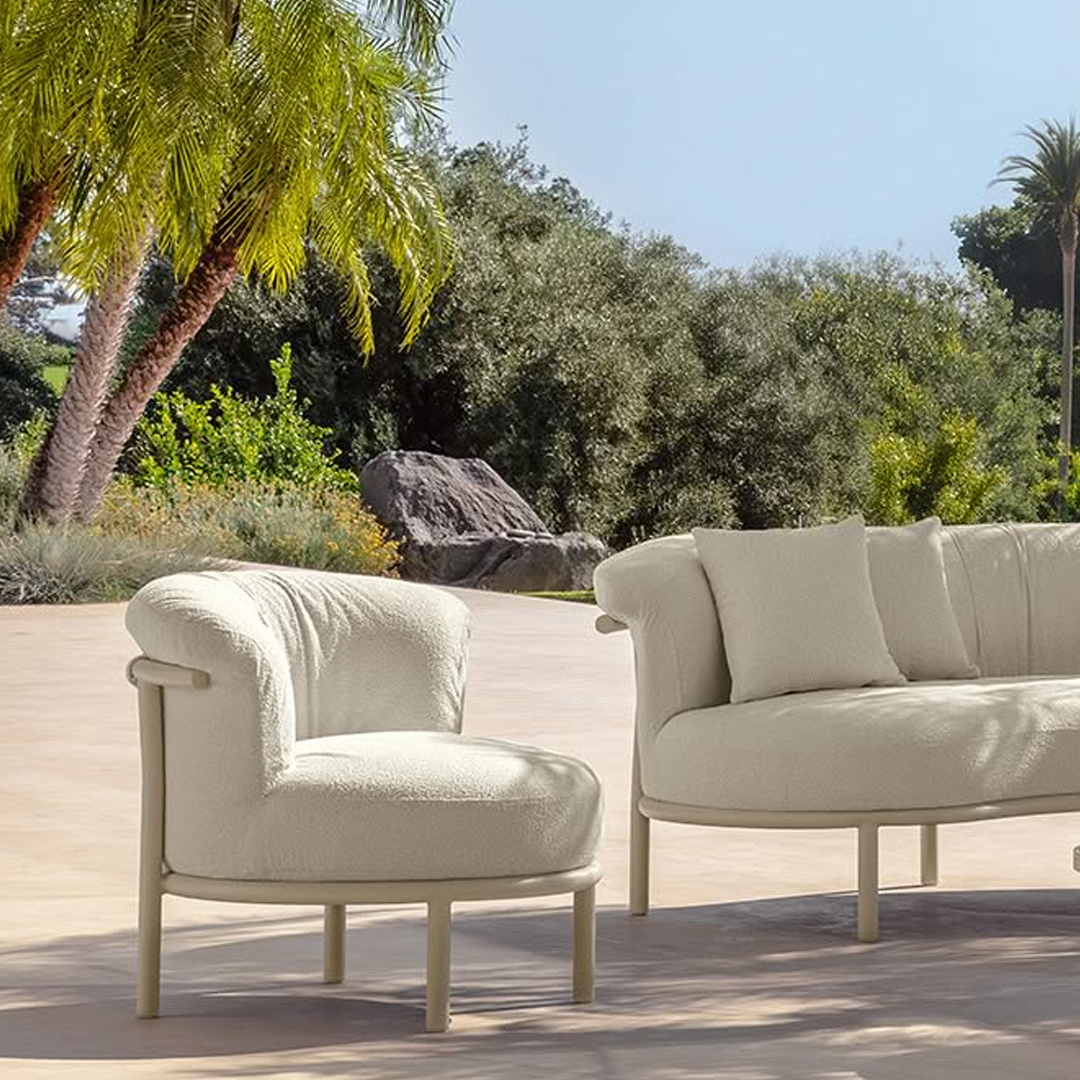 James - Living Armchair White