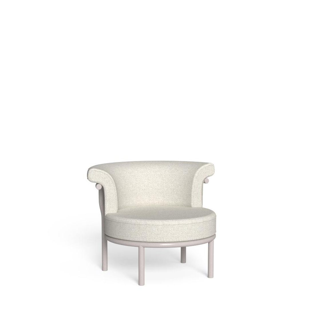 James - Living Armchair White