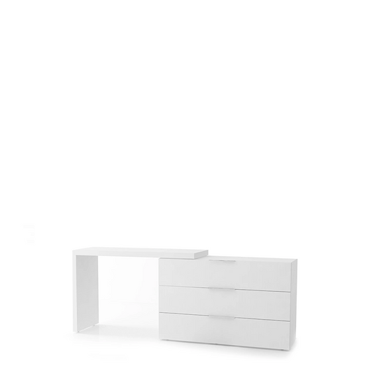 Spazio Domino 90" - Desk + Dresser
