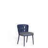 Swipe  - Armless Dining Armchair Blue