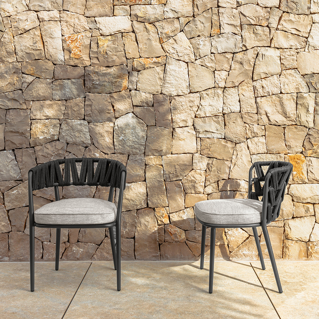 Swipe  - Dining Armchair Graphite