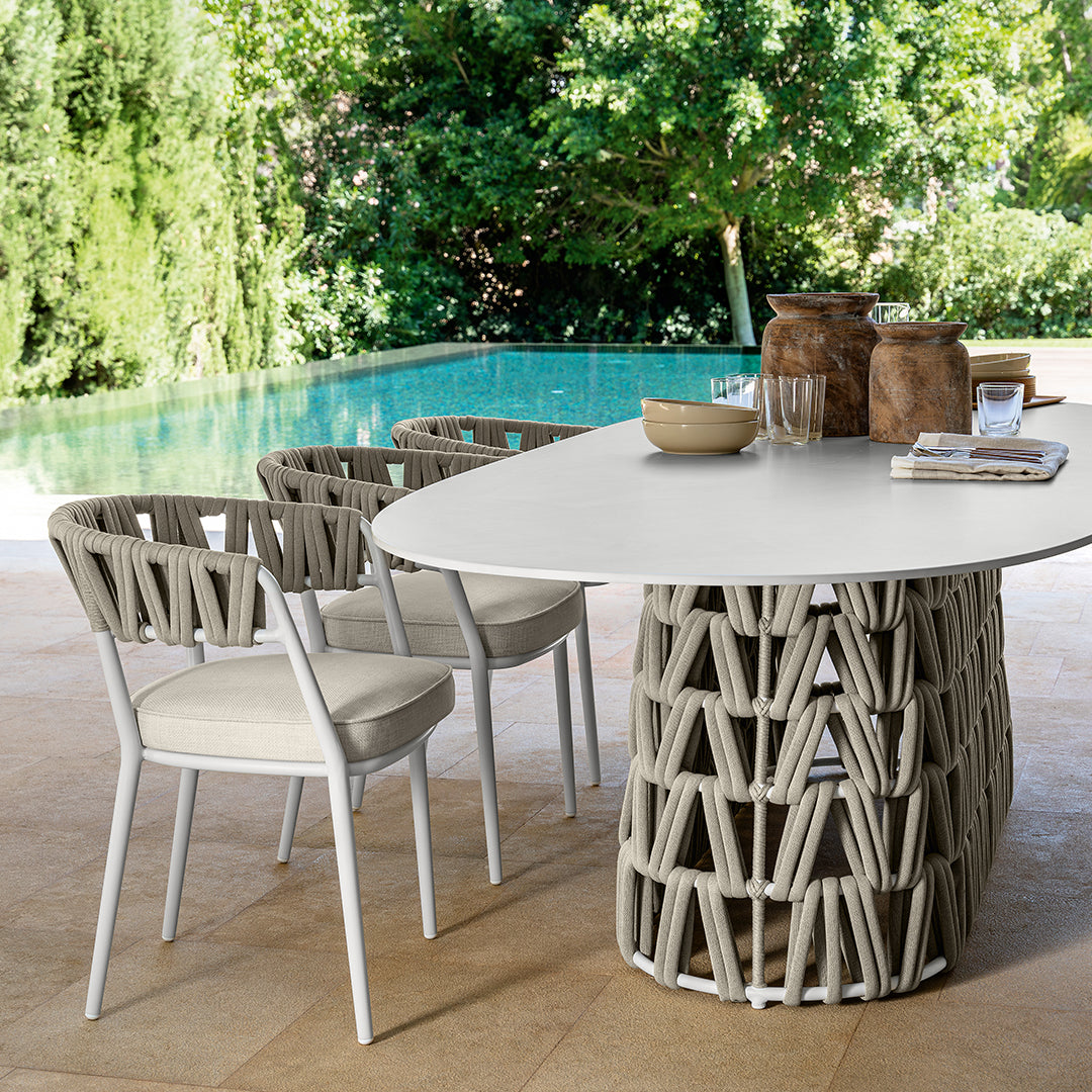 Swipe - Dining Table 220 White
