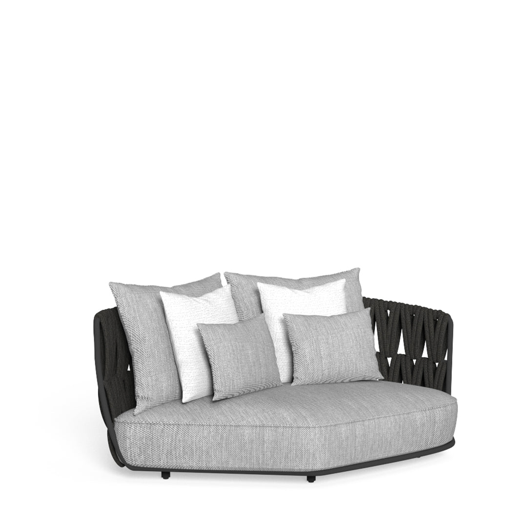 Swipe - Sofa Oblique End Sx Graphite