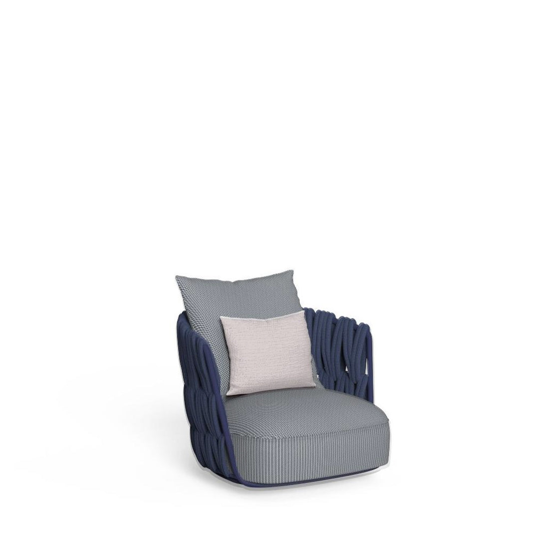 Swipe - Swivel Armchair Blue