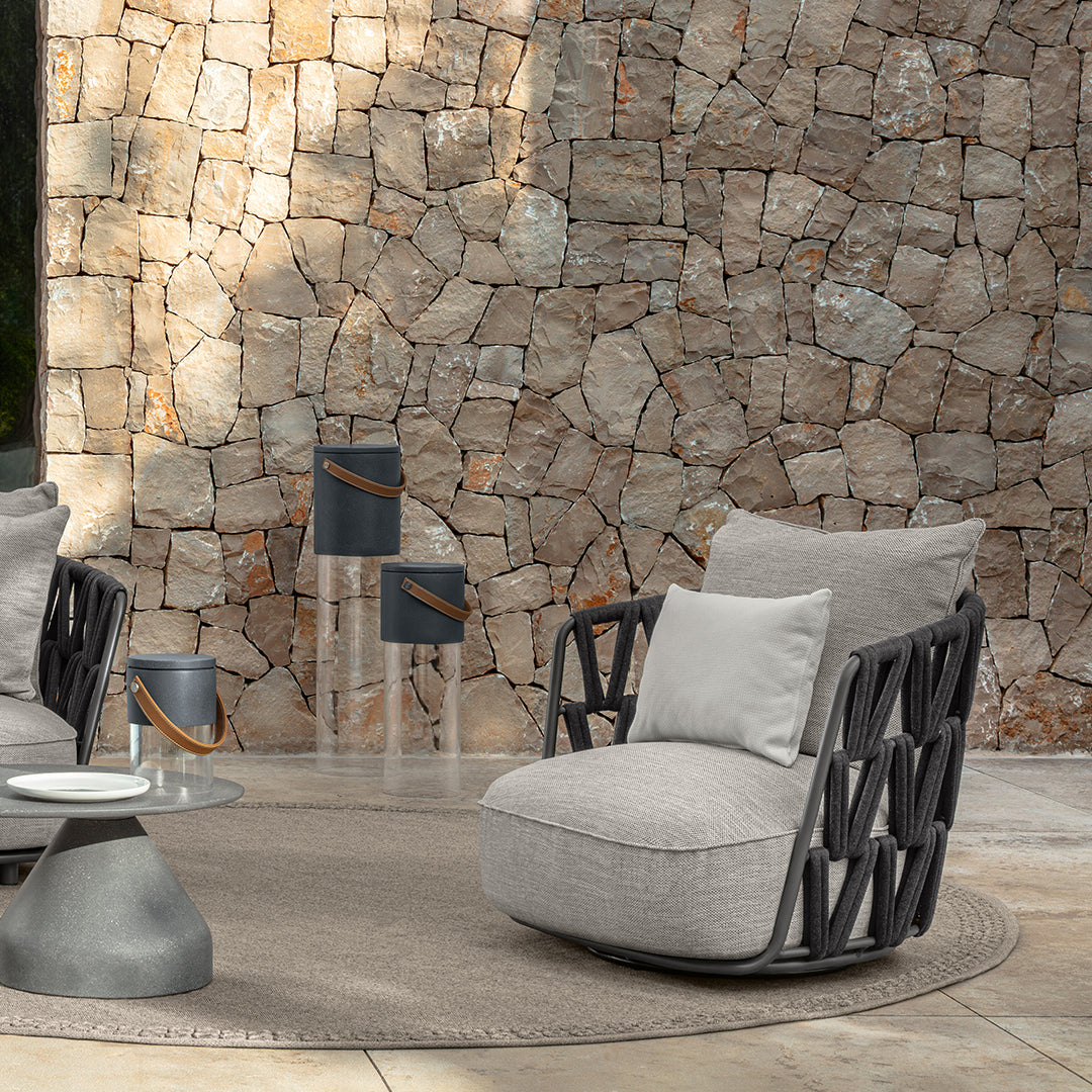 Swipe - Swivel Armchair Graphite