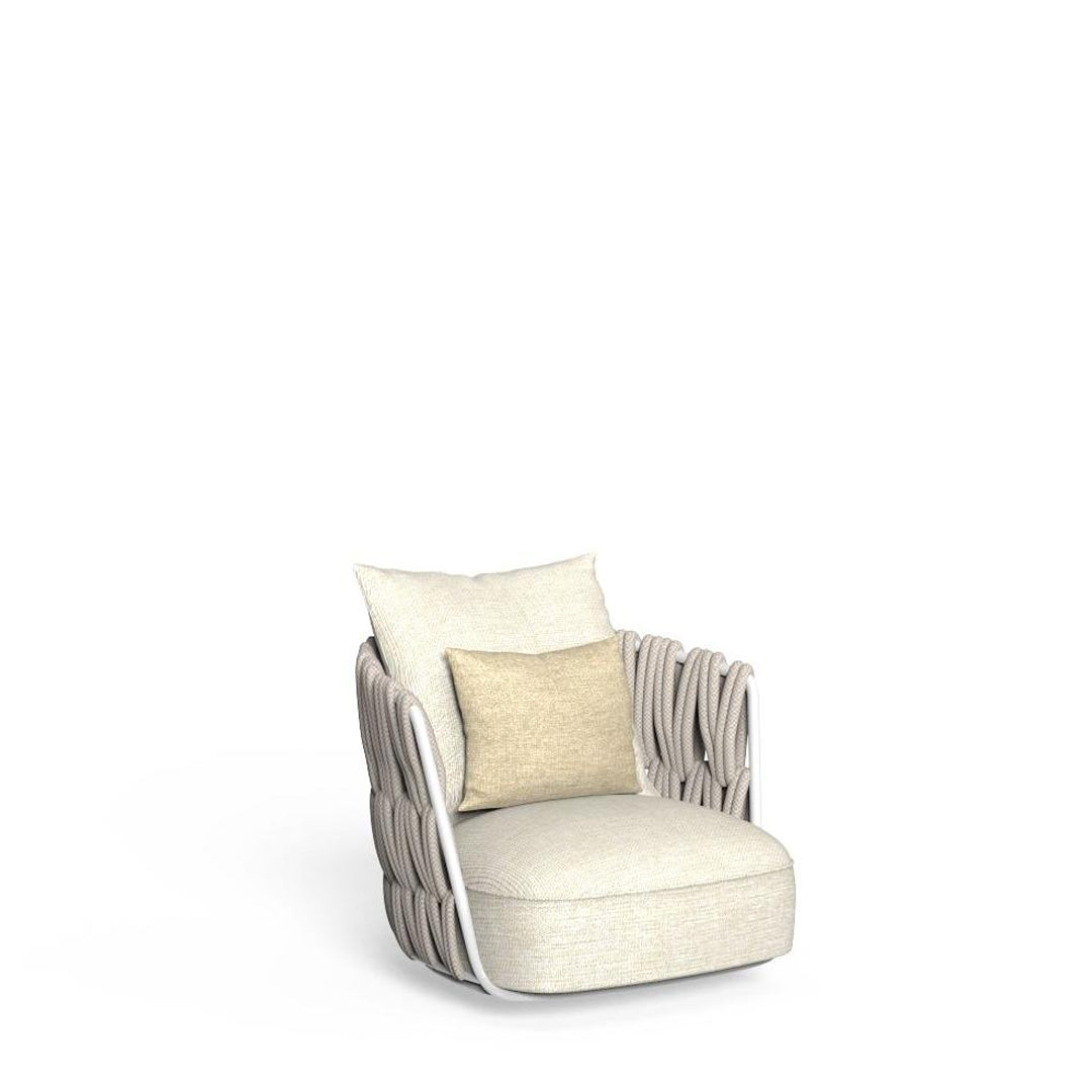 Swipe - Swivel Armchair White