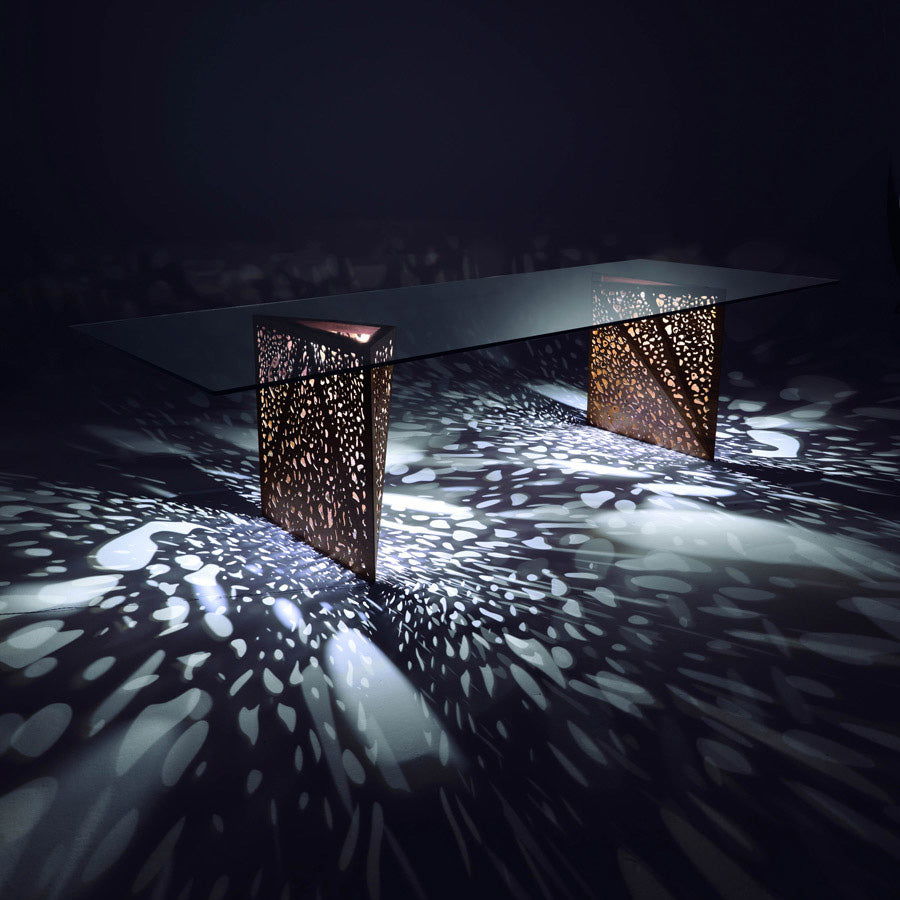 Riddled  Rectangular - Dining Table