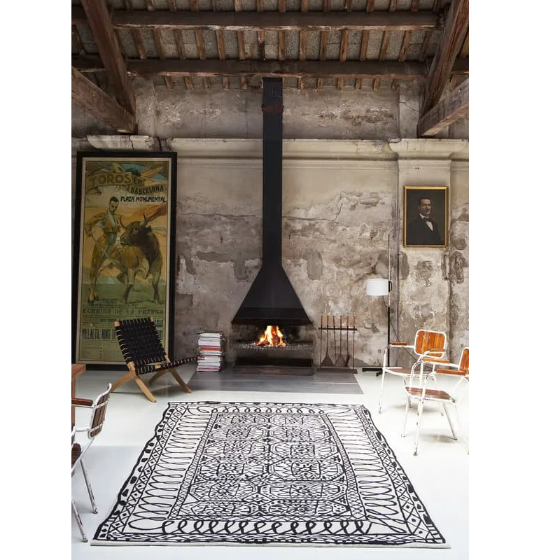 Black on White - Rug