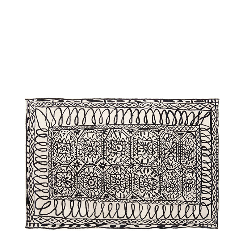Black on White - Rug