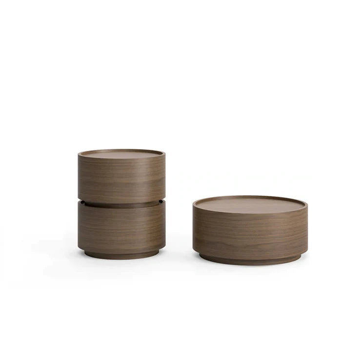 Dedalo Round - Nightstand Stackable 17"