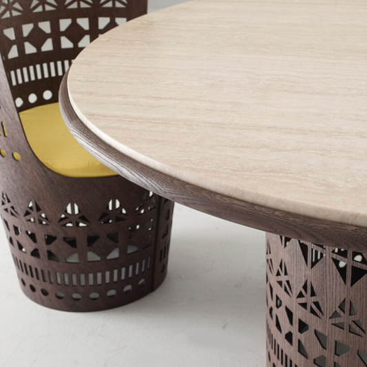 Dogon T Round - Dining Table
