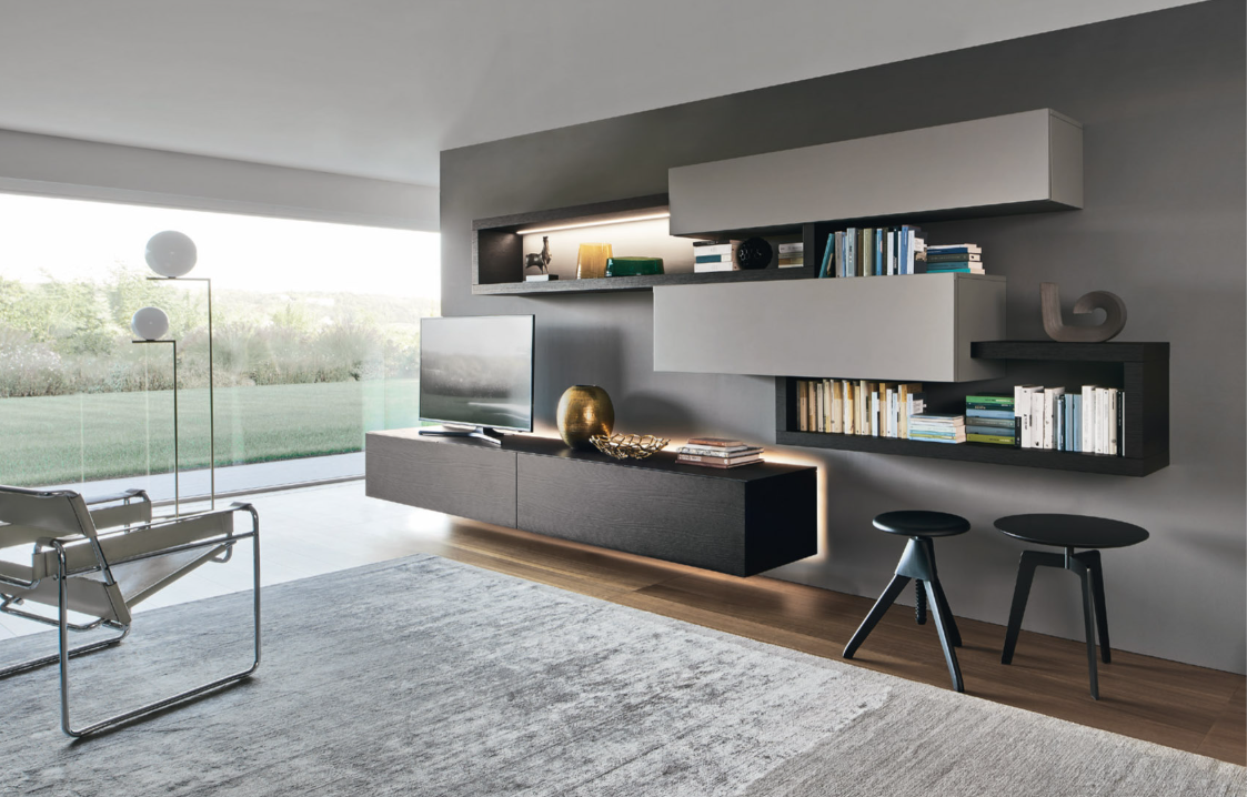 Lampo Pianali - Wall Unit